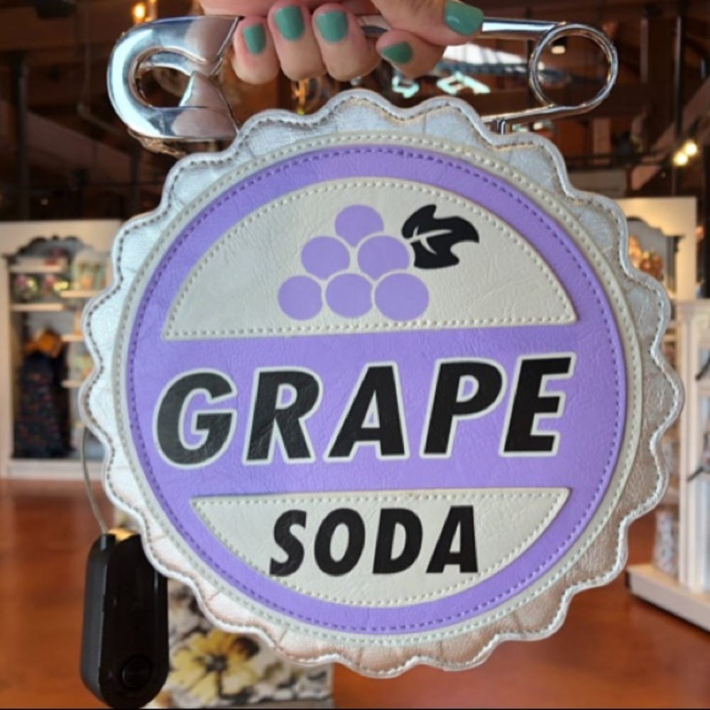 Disney Pixar UP Grape Soda Bottle Cap Purse